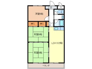 島崎ハイツの物件間取画像